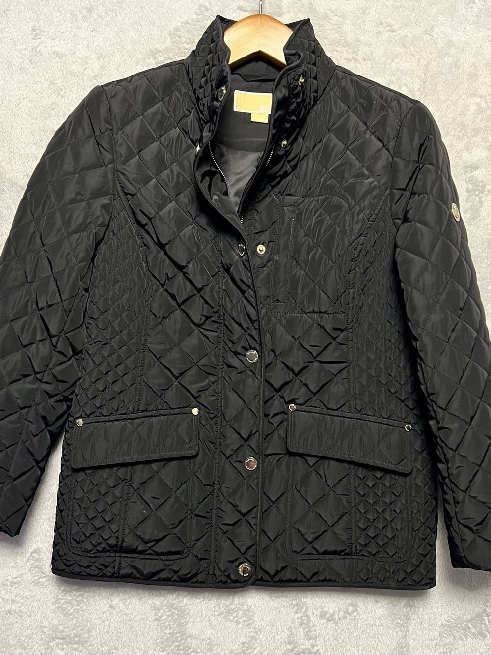 Michael Kors Women’s S Black Quilted Puffer Jacket